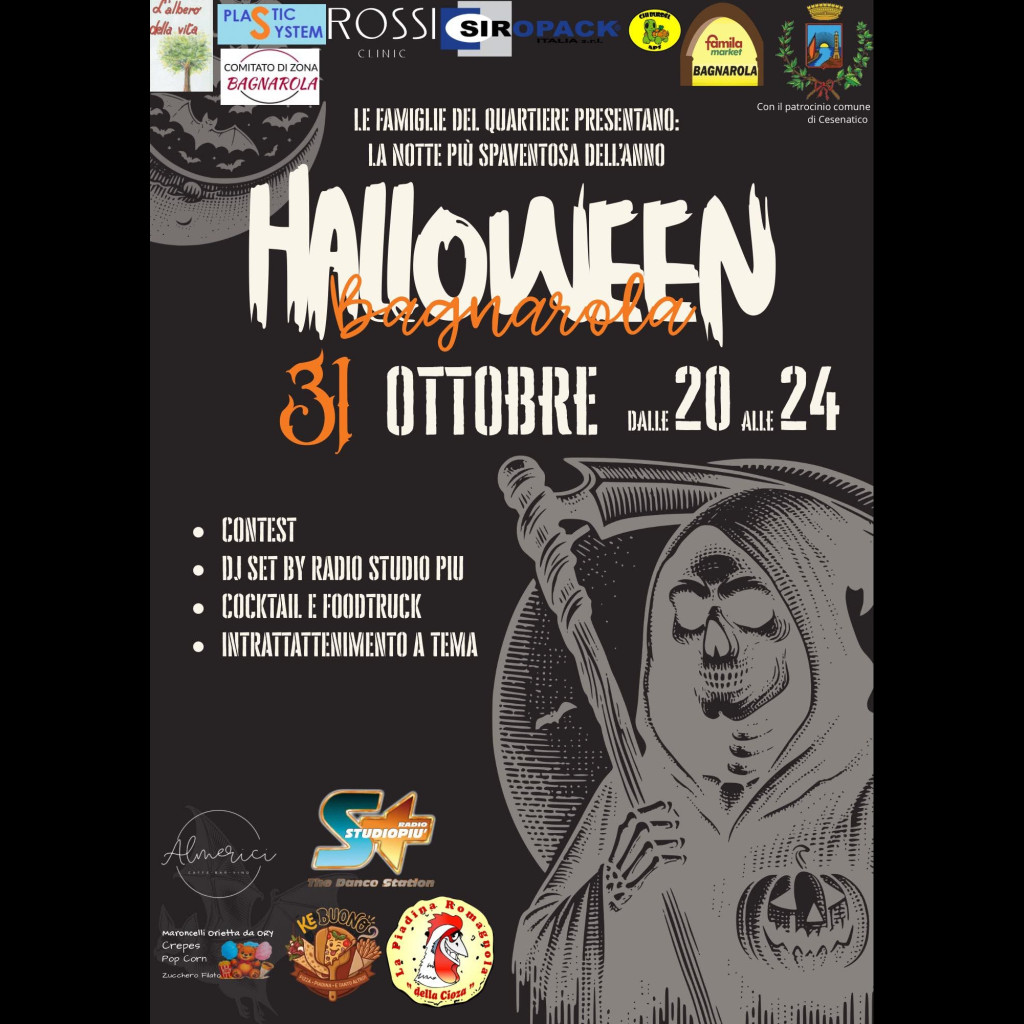 Halloween a Bagnarola